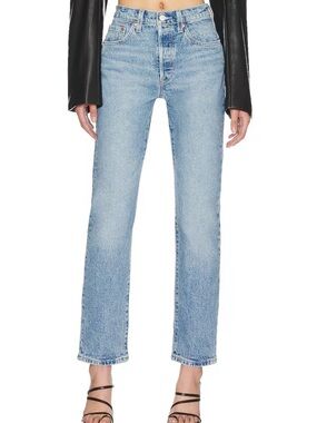 Women's Levi’s original 501 high rise Light Blue Straight Leg Jeans